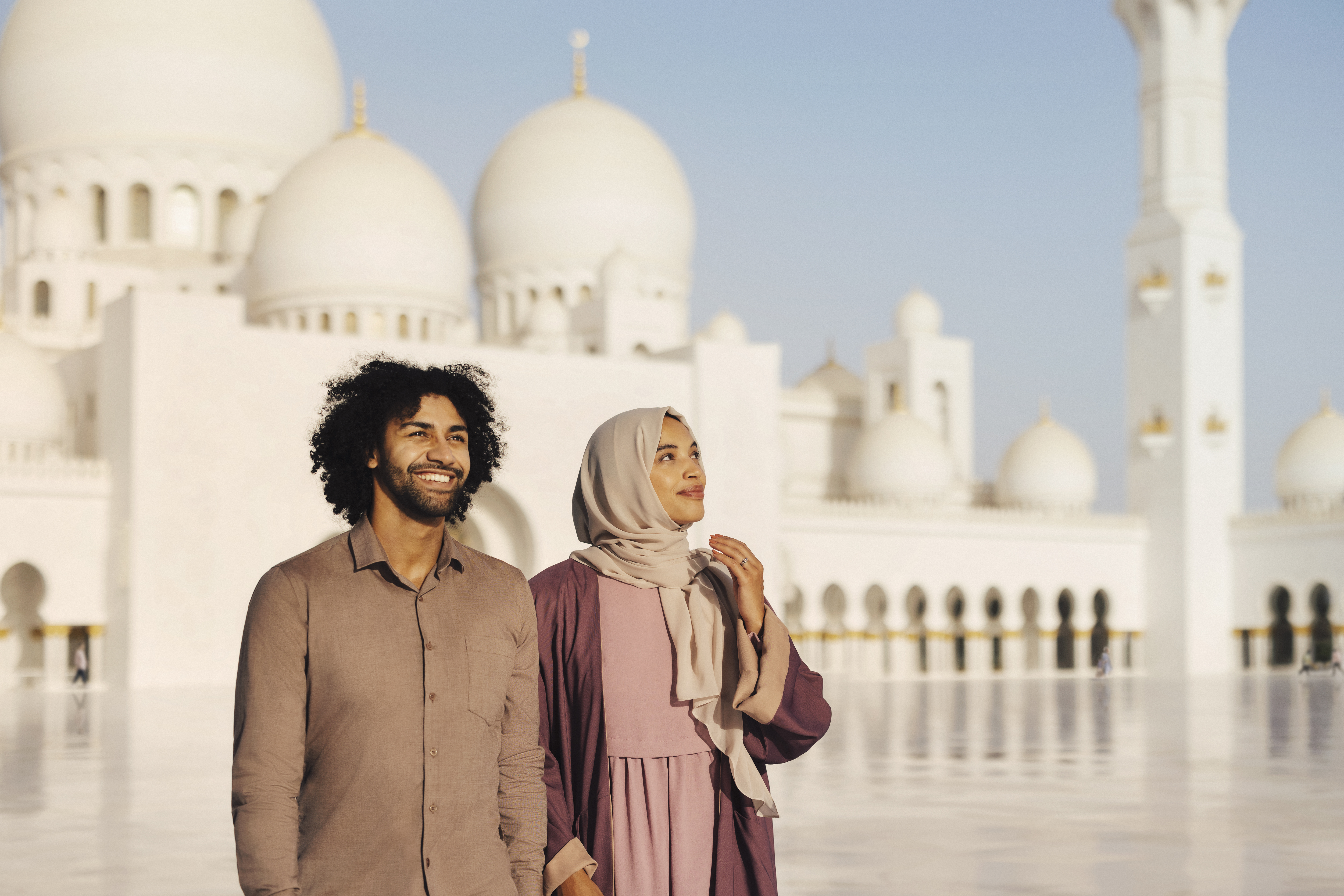 Marvel at the Sheikh Zayed Grand Mosque